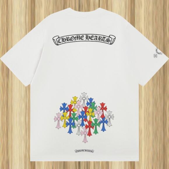 Chrome Hearts Crew Neck Short Sleeve T-Shirt - Picture 2 of 2